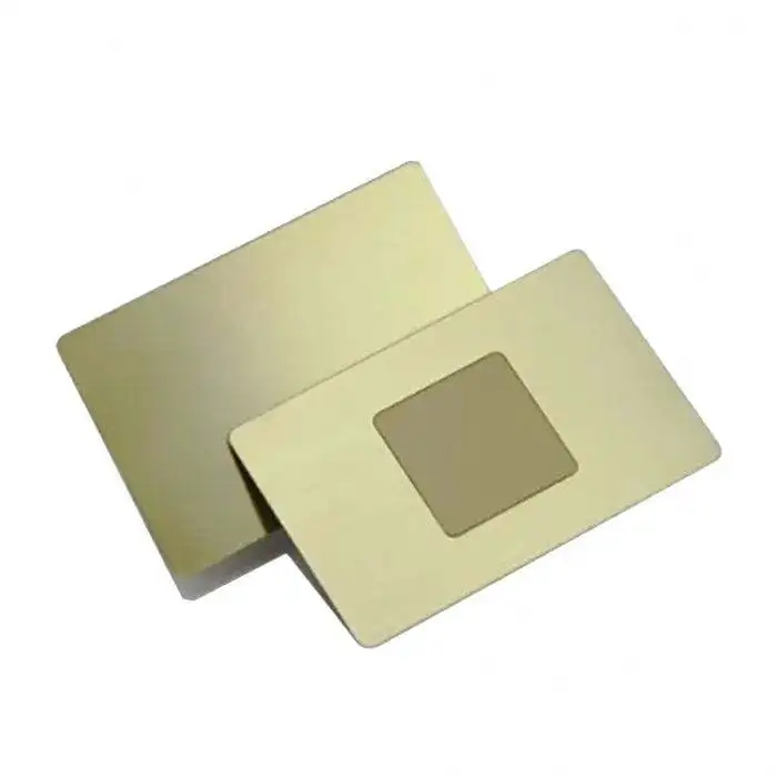 Customize 13.56MHz NFC Stainless Steel Metal Card RFID Business Name Card NFC Metal Smart Card