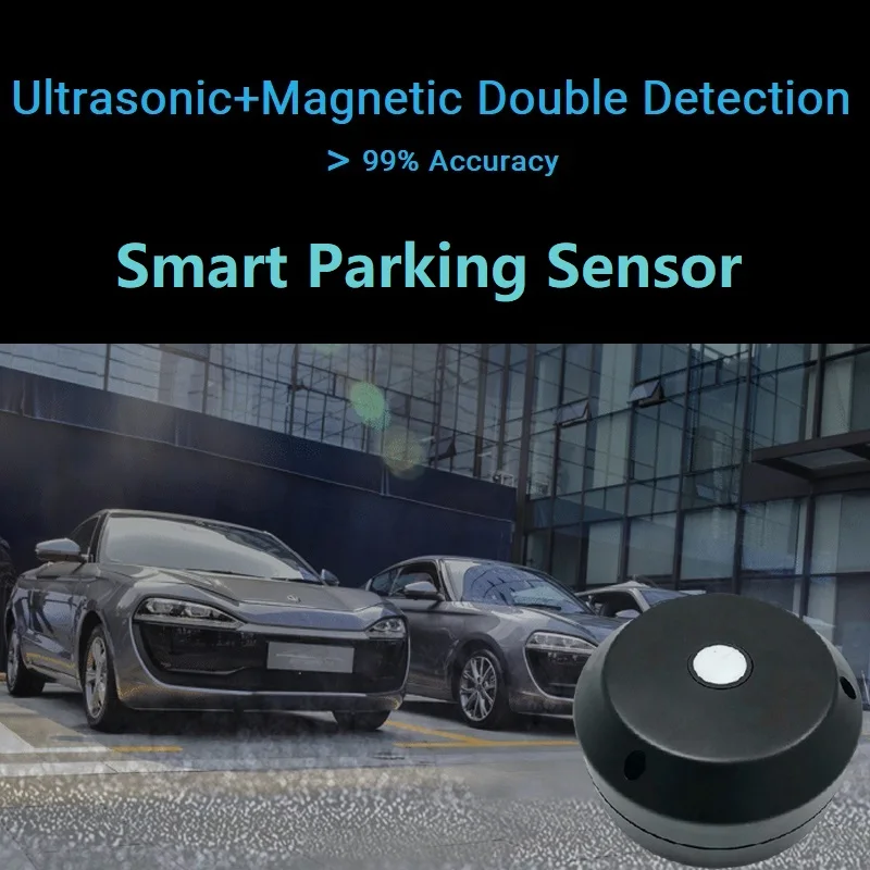 2019 GPRS NB-IoT LoRaWAN Smart Parking Lot Sensor Traffic Parking Guidance System For Remote Monitoring