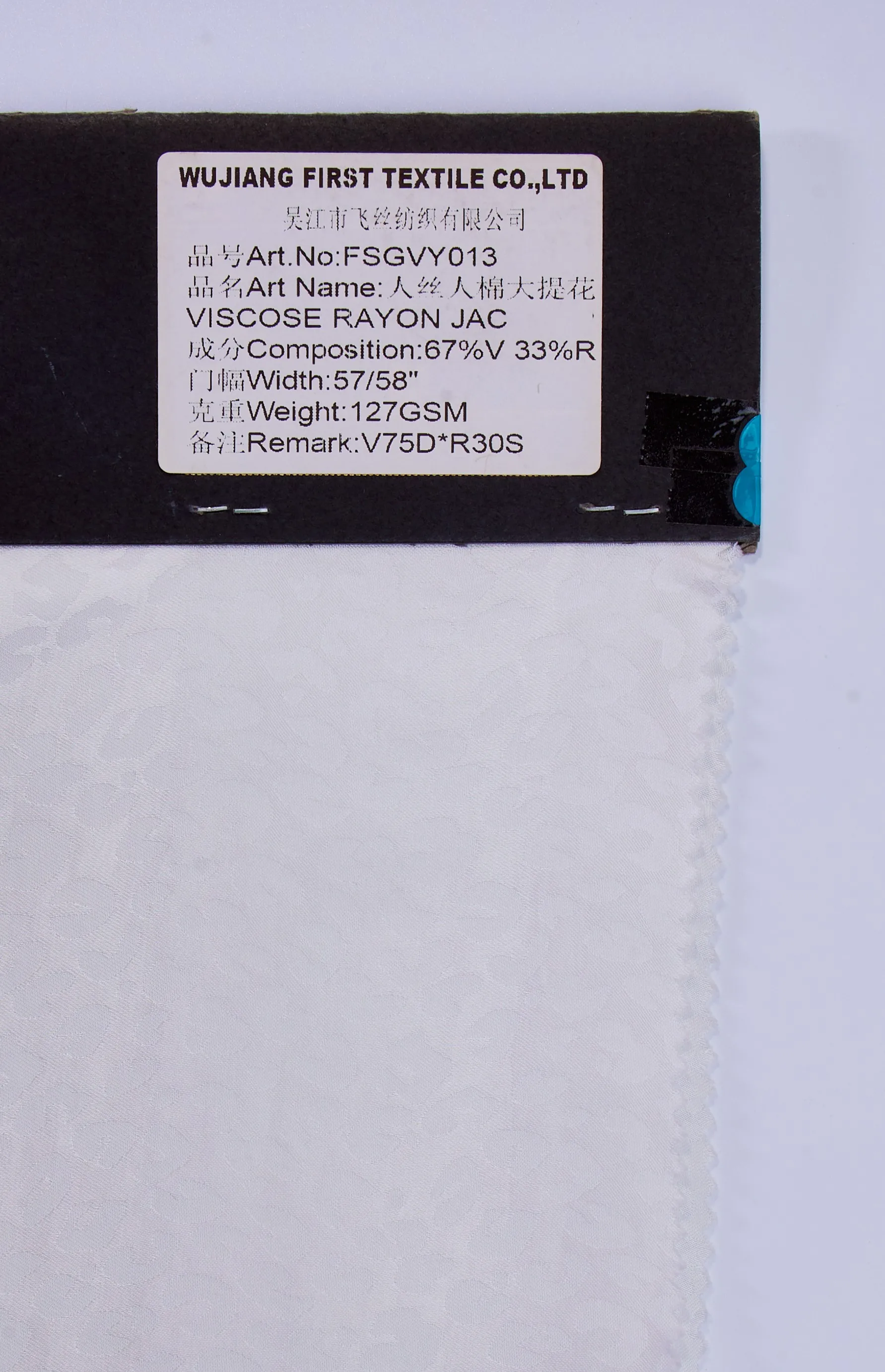 wholesale Low Shrinkage customs digital printing Viscose Rayon Jacquard brocade fabric For woman ladies dress apparel