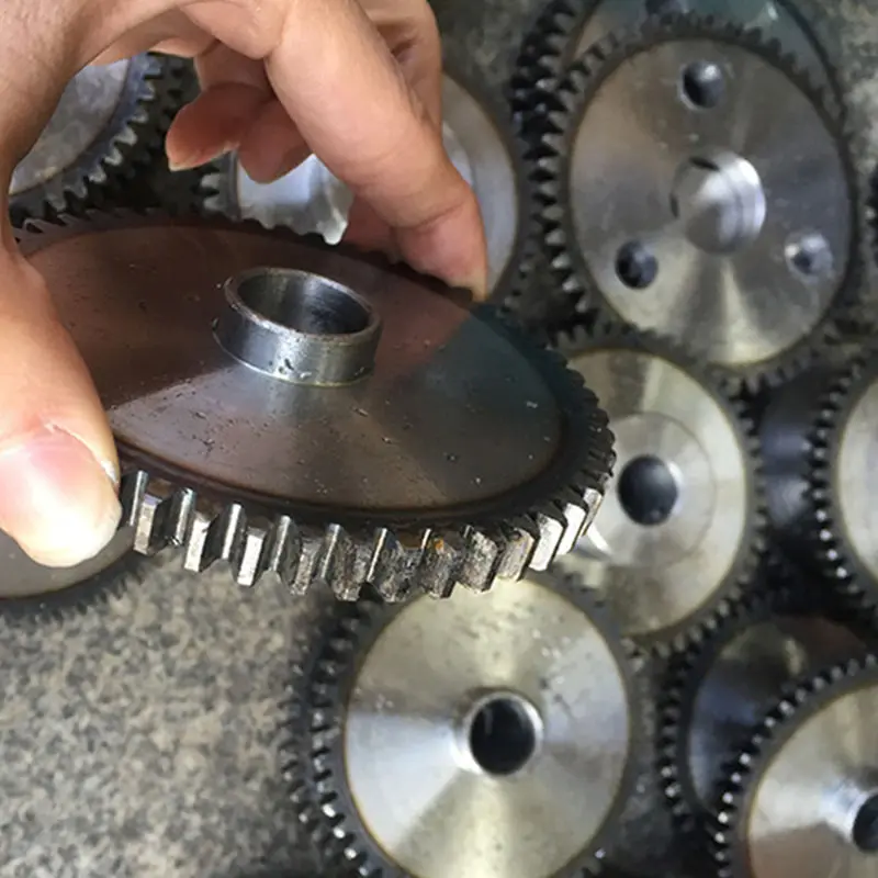 Custom Precision Cnc Milled Turned Hardened Steel Spur Gear