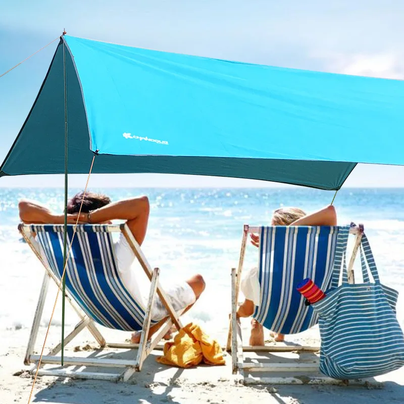 High Quality 3 color sun shade outdoor beach portable camping tent 3m big beach tents camp shelter shelter camping awning