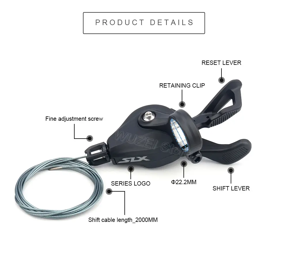 SHIMANO SMN SL-M7100-R SLX Right Shift Lever 1X12 Speed  Rear Derailleur RD-M7100-SGS 12V Mountain Bike Transmission K7 MTB Kit