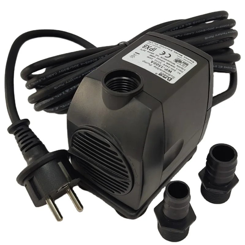 GS Certificate High Pressure 1500L/H  390GPH submersible water pump for garden fountain pump-1500A