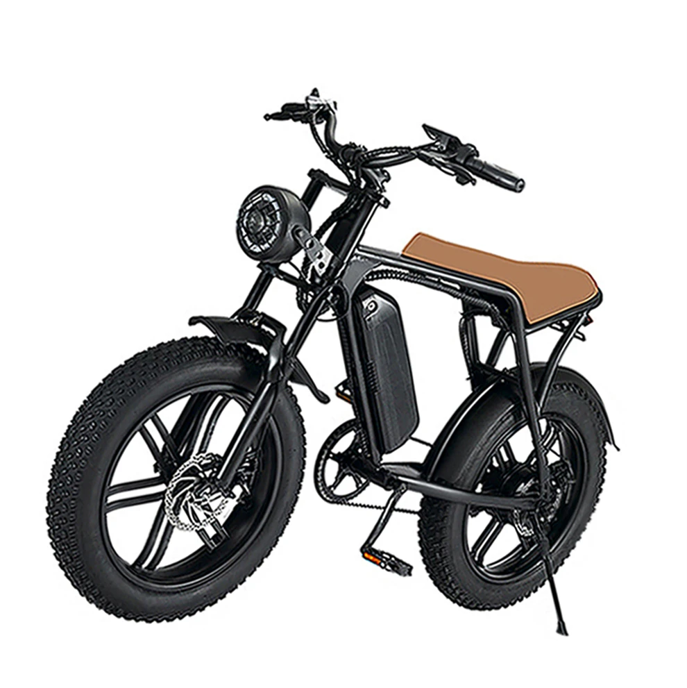 Nzita Быстрый долгий срок службы 45 км/ч 110 Макс Пробег 750 Вт бесщеточный двигатель толстые шины горный велосипед электрический