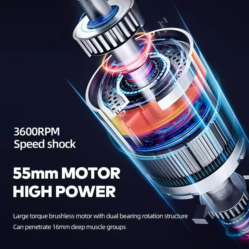 Factory Direct Hot Sale Professional Percussion Deep Tissue Sports Vibration Pain Relief Gym Sports Muscle Vibration Message Gun