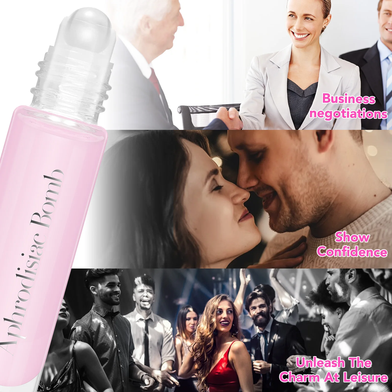 Ikzee Arouse Emotions Long Lasting Enhance Your Sensuality Female Pheromone Perfume Roll Aphrodisiac Bomb For Women