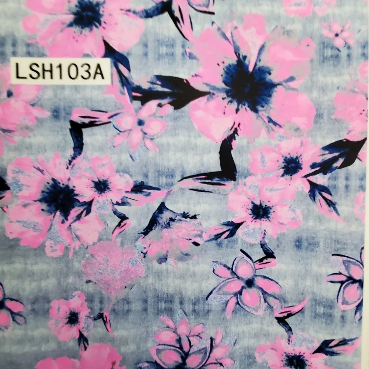 Latest Design Free Sample Bulk Sale 86% Polyester 14% Spandex fabric OEM Floral Printed Fabrics