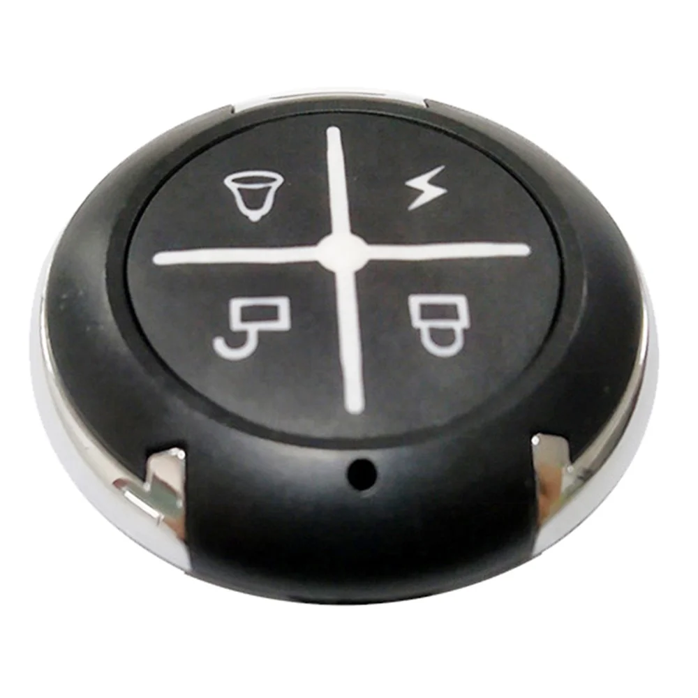 Factory Supply Keychain Round RF433 Wireless Controller Electric Vehicle Alarm Motorcycle Key Enhanced Copying Remote Control