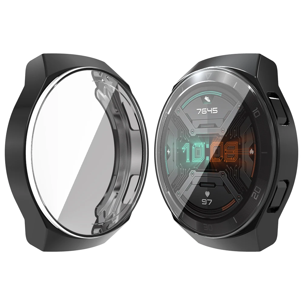 Защитный чехол из ТПУ для Huawei Watch GT 2E защитная рамка Мягкий защитный бампер смарт-часов GT2e