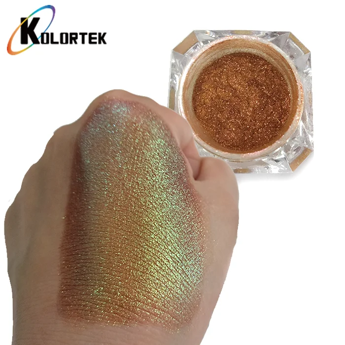 Kolortek duochrome chameleon eyeshadow mica powder private label single loose eyeshadow pigment