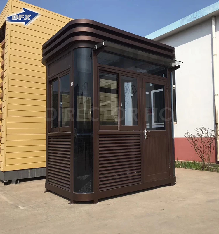 Steel Structure Sentry Box security guard kiosk, camping cabins, prefabricated cabin for sale