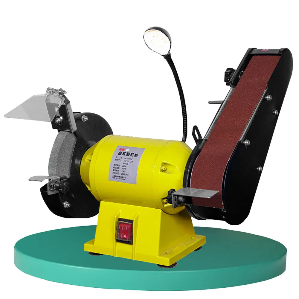 350W  MD3215-C 2024 new  hot sale mini home use DIY Electric Belt Disc Sander Wood Working Machine