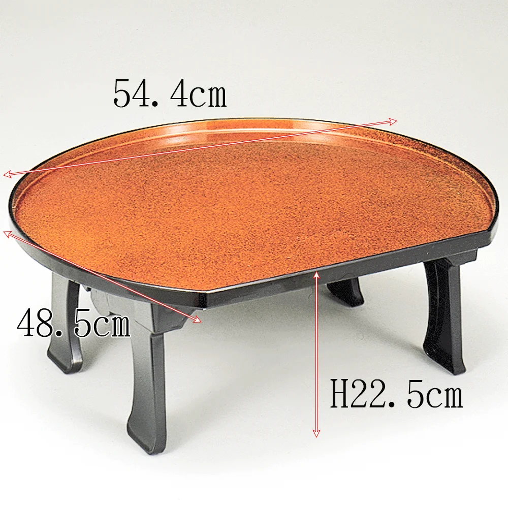Excellent Quality Low Price Half Moon Shaped Four Legs Tray Matt Finish 26110 Z302 Luxury Dining Table Set