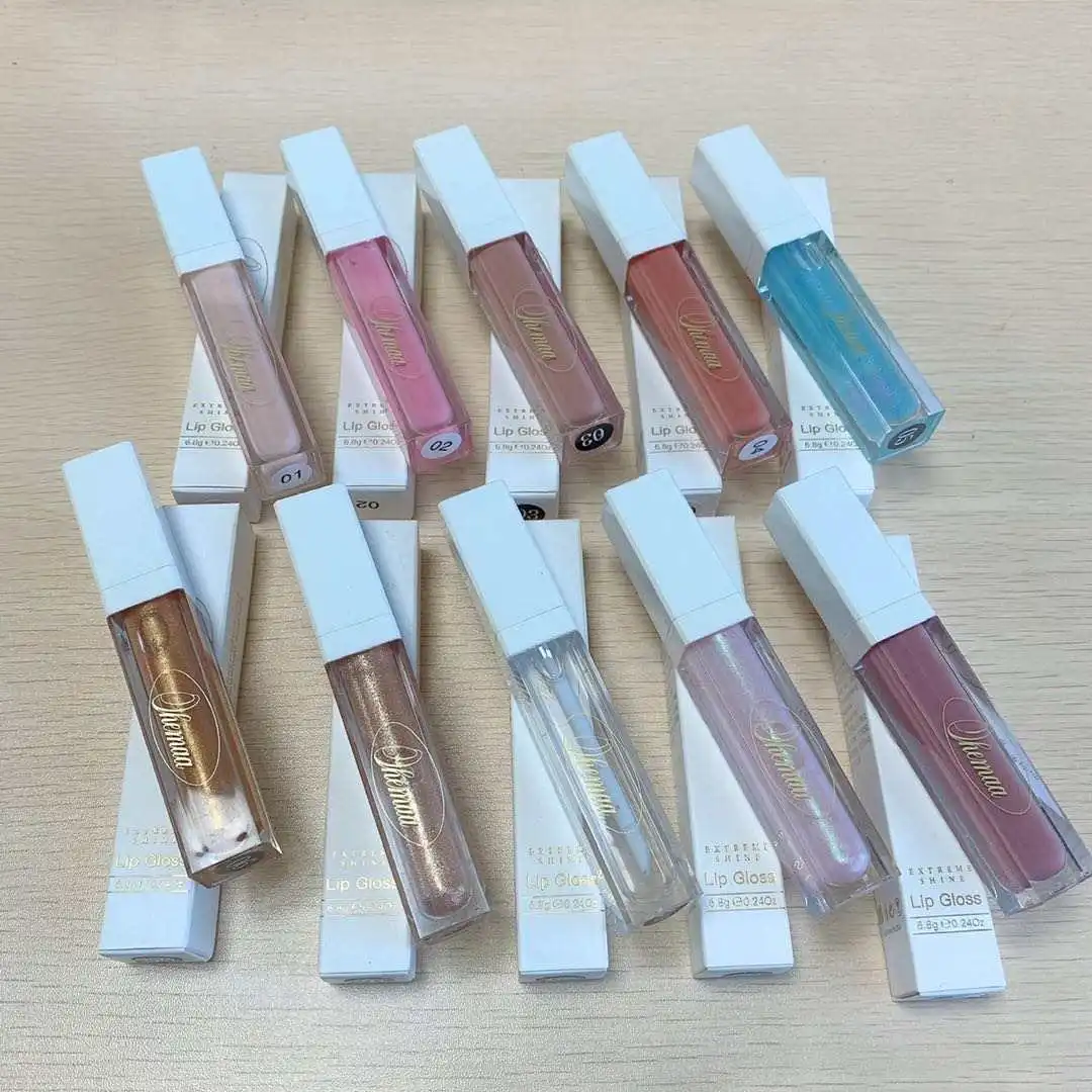 20 Colors Sexy Women Private Label Metallic Liquid Diamond Lipstick Glossy Lipgloss