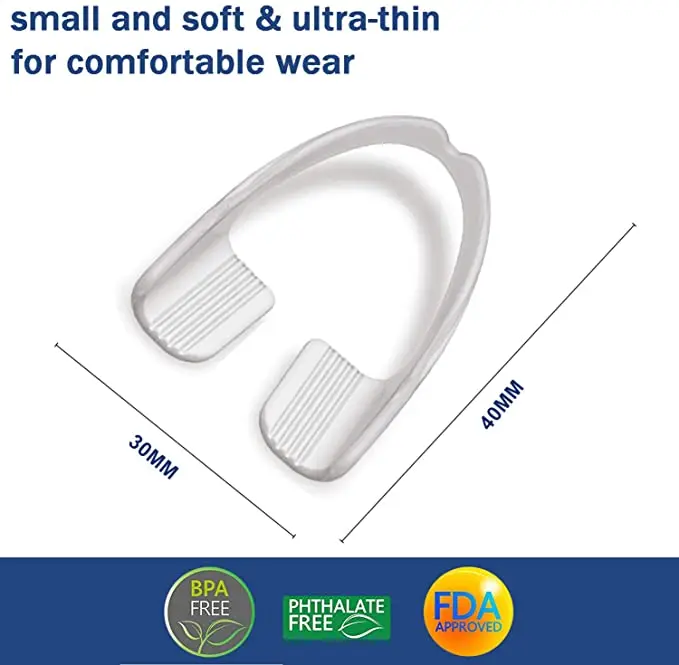 Grinding Teeth Anti Grinding Teeth Custom Moldable Dental Night Guard Prevent Bruxism Mouth Guard OPP Bag Comfortable