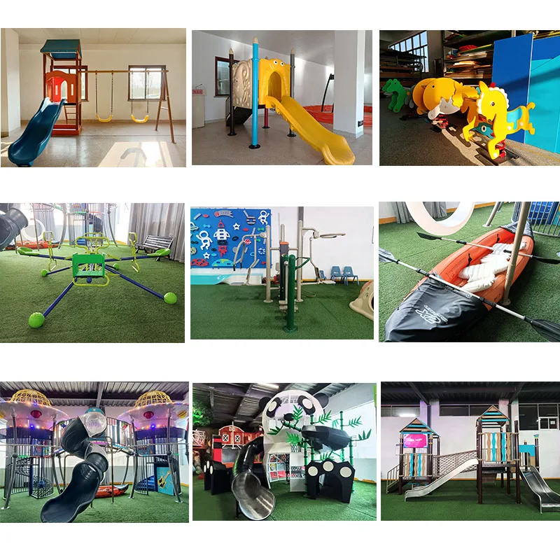 Kids Plastic Slides Playground Outdoor Amusement Playground for Sale