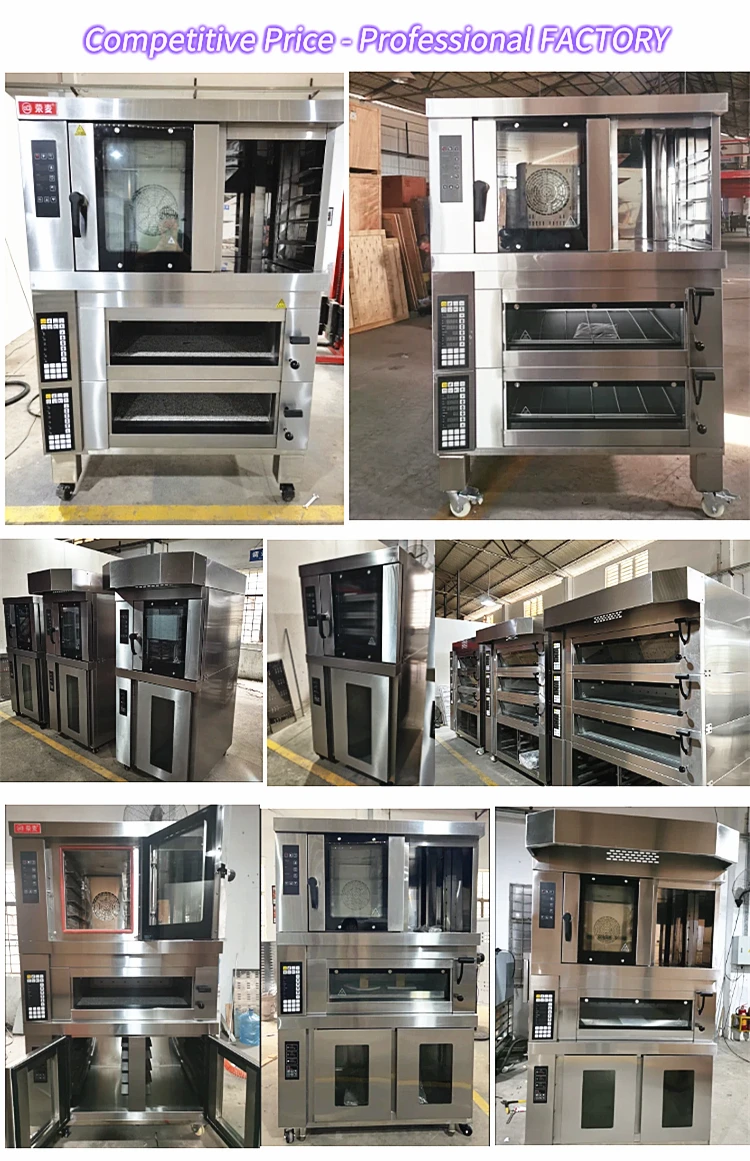 Bread bagel making bakery appliance the electric industry china wholesale luxurious pizza deck oven proofer in usa with vent fan