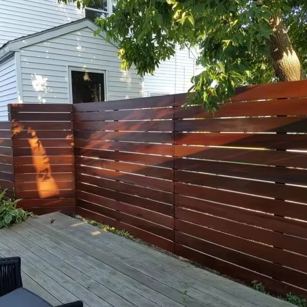 real wood fence panel outdoor ipe wood fence