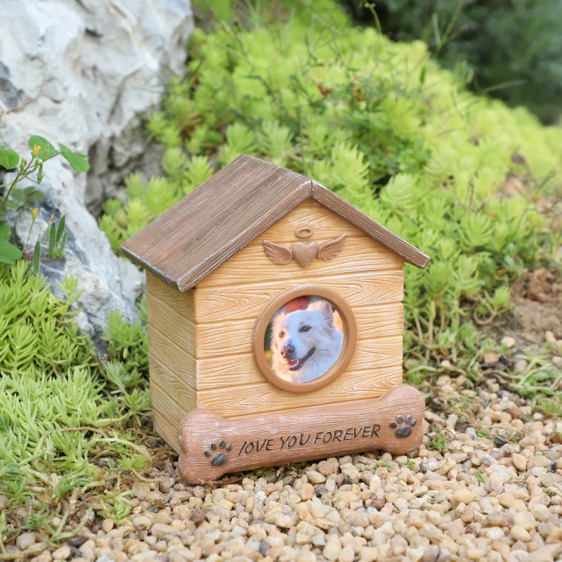Modern Luxury Pet Casket Urn Funeral Memorial Storage Box for Dogs Ashes Cremation Urn