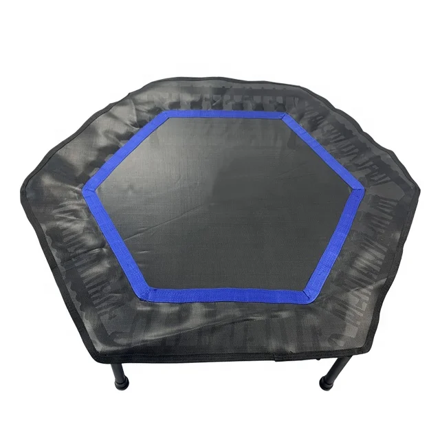 
Hexagon Mini Trampoline with Bungee Cord for Kids 