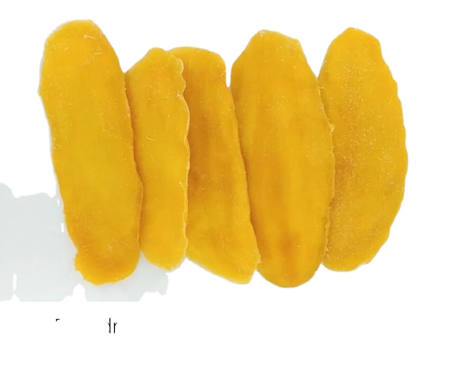 Soft dried mango with natural flavor and color Thailand mango snacks fruit