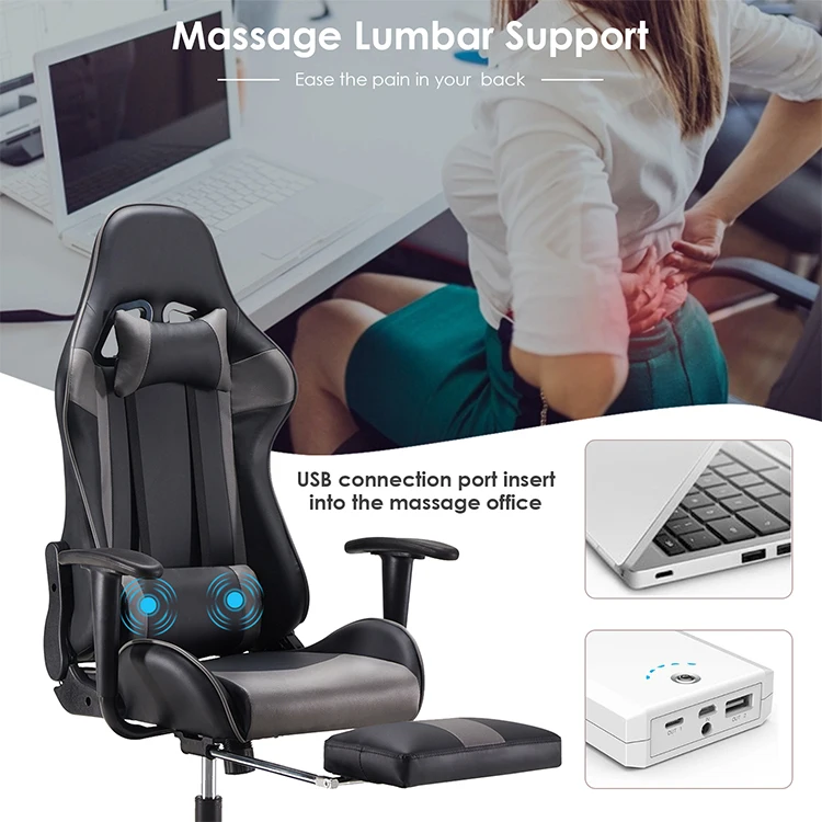 Профессиональное кресло-качалка ONLEAP CSF01GR из ПВХ с функцией