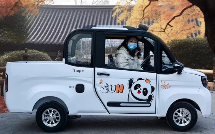 Low price four-wheeled electric vehicles, new energy family cars, scooters, petrol and electricity