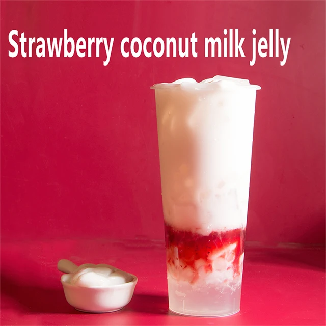 Hot Selling Manufacturer No Cooking Convenient Mellow Delicious Coconut Jelly Solid Beverage Flavor