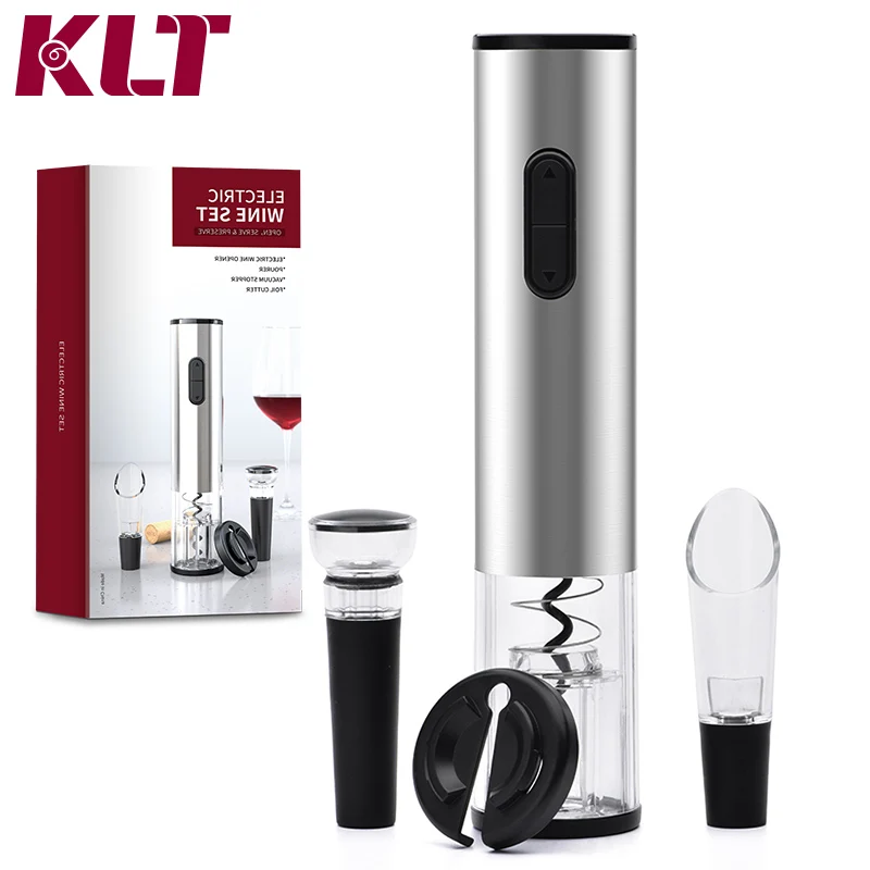 OEM Custom Amazon Rechargeable Bottle Wine Opener Electric Corkscrew