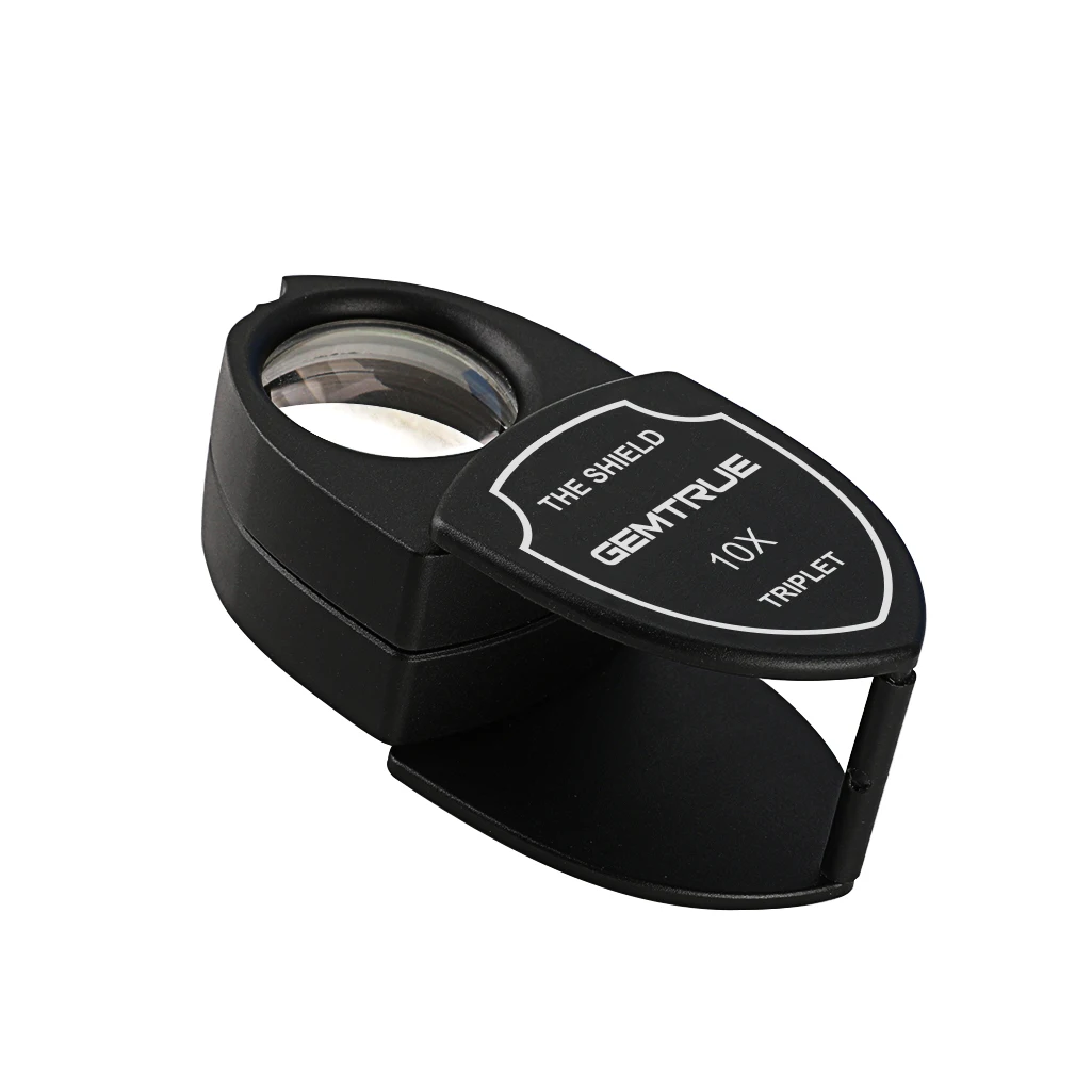 Diamond Inspecting Loupe Advanced GemTrue Shield Loupe 10x Precision Lens Deluxe Black Screwless Innovation