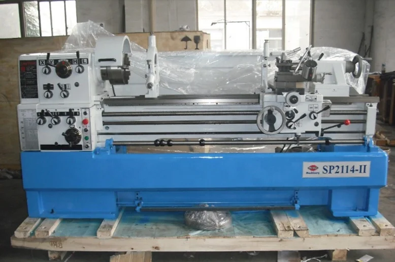 Cheap 400x1000mm Gap Bed Lathe SP2114-II Horizontal Manual Parallel Lathe Machine C6246 SUMORE Tornos