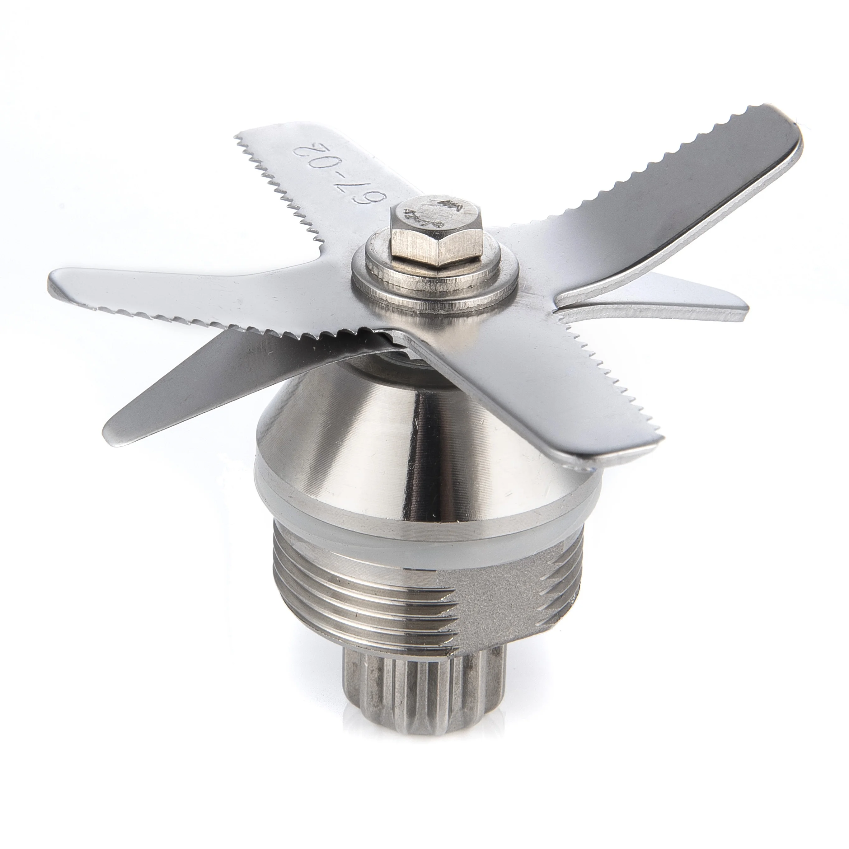 Ideamay Strong Stainless Steel 304 Blender 6 Blade for Big Ice Smoothie