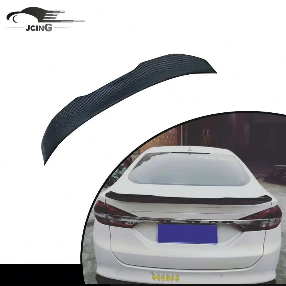 Carbon Fiber Car Mondeo Rear Bumper Trunk Spoiler Wing for Ford Mondeo Sedan 4 Door Sedan 17-19