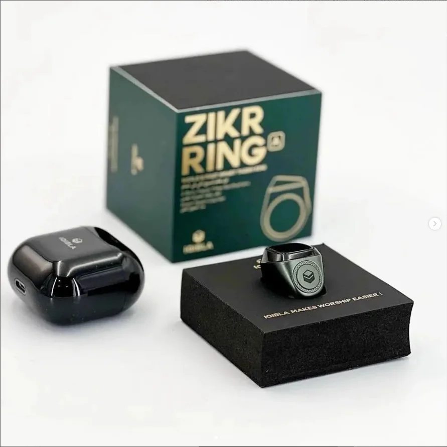 iqibla zikr ring Muslim smart ring Islamic gifts azan alarm clock Oem Electronic tally counter tasbih Digital Islamic tasbeeh