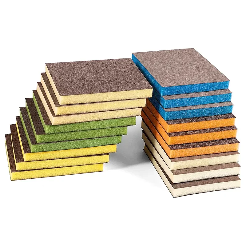 PEX Wet/Dry Softback Abrasive Sanding Sponge Foam Pad Square Double Sided Sponge Sandpaper