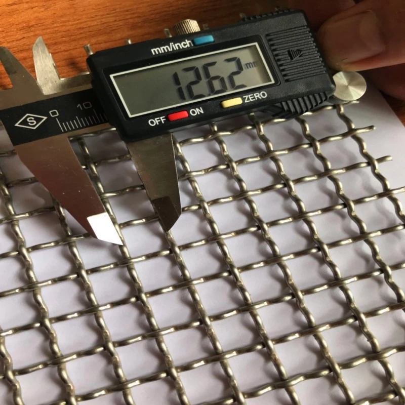 Building Material Stainless Galvanized Steel Crimped Mesh Mining Screen Wire Mesh