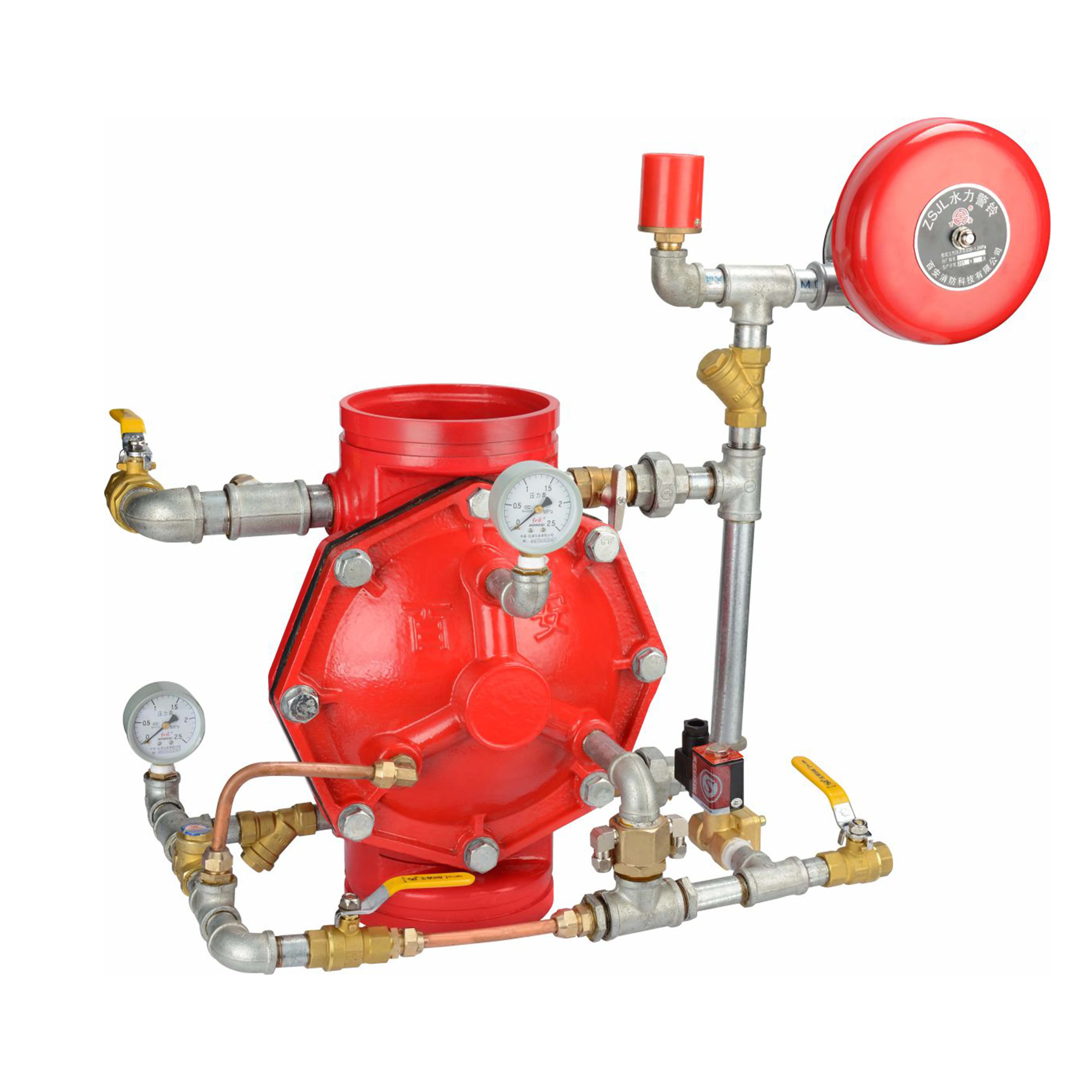 High Quality High Pressure Firefighting Equipment Deluge Fire Alarm Valve