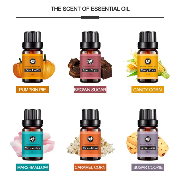  Halloween Gift Set 6pcs / Box 100% Pure Plant Natural Aromatherapy Essential
