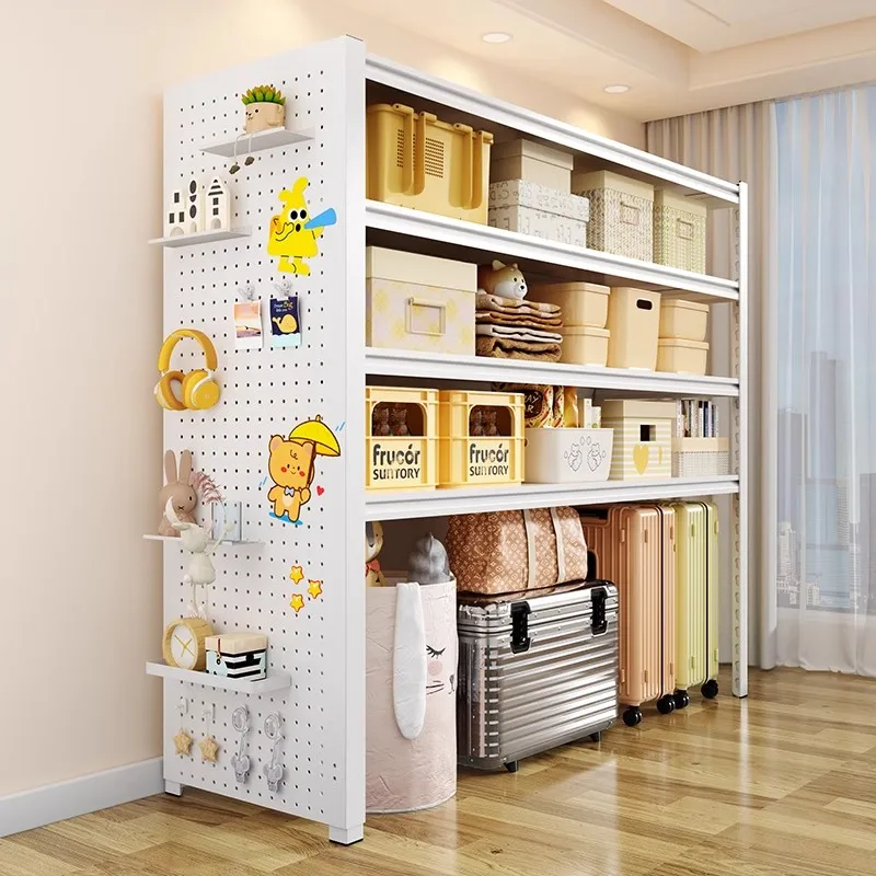 Factory direct sale adjustable iron storage shelving multi Layer 3/4/5/6/7 Tier durable metal storage shelf racks