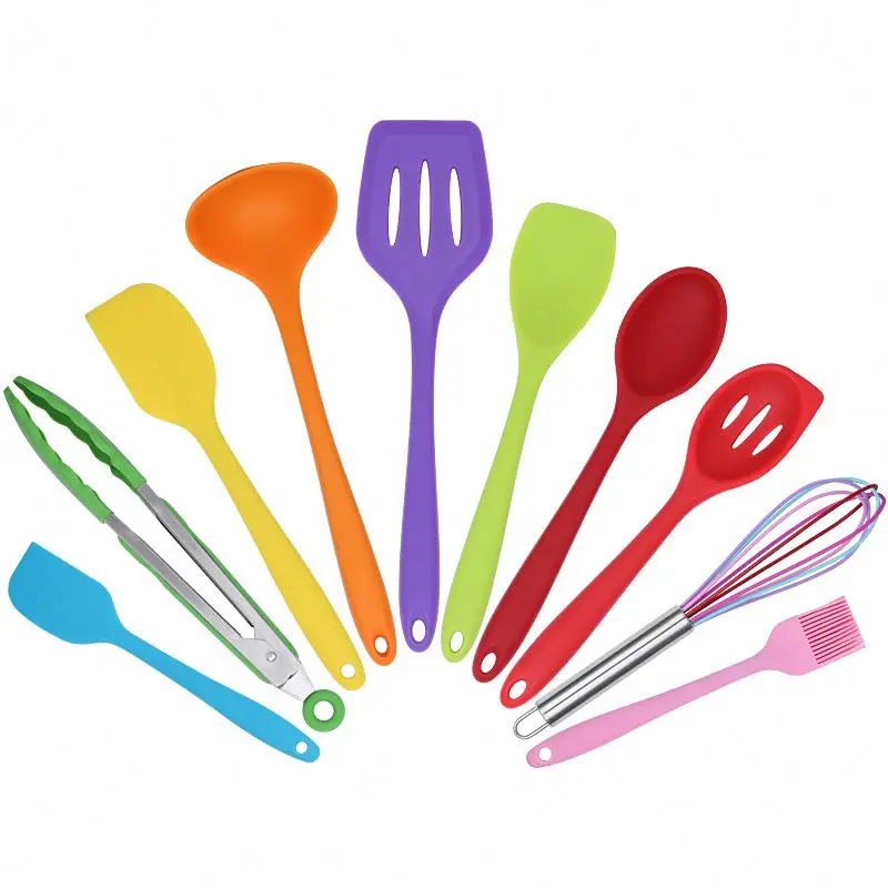 kitchen silicone accessories  spatula and brush utensil cucina  silicon kitchen set for home and kitchen