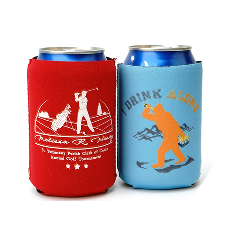 Promotional Custom Neoprene Beer Coozies Insulated Sublimation Univerl Stubby Holder Foam 12Oz Koozy Wedding Can Cooler