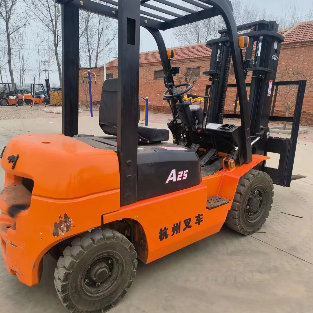 Original Used China Famous Brand Hangcha A25 Diesel Forklift 2.5 Ton  Forklift Handling Machine
