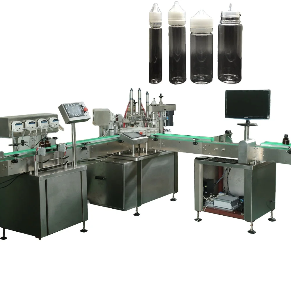 
Multifunctional shanghai paixie 30ml 60ml 100ml 120ml e liquid filling machine for Chubby Gorilla Bottles 