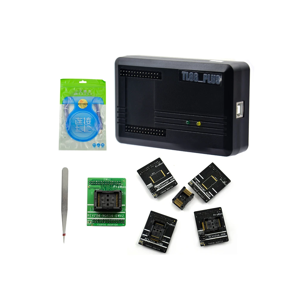 ProMan Professional Programmer Repair Tool Read Rewrite NAND FLASH Data Recovery NAND NOR TSOP48+TSOP56 Socket