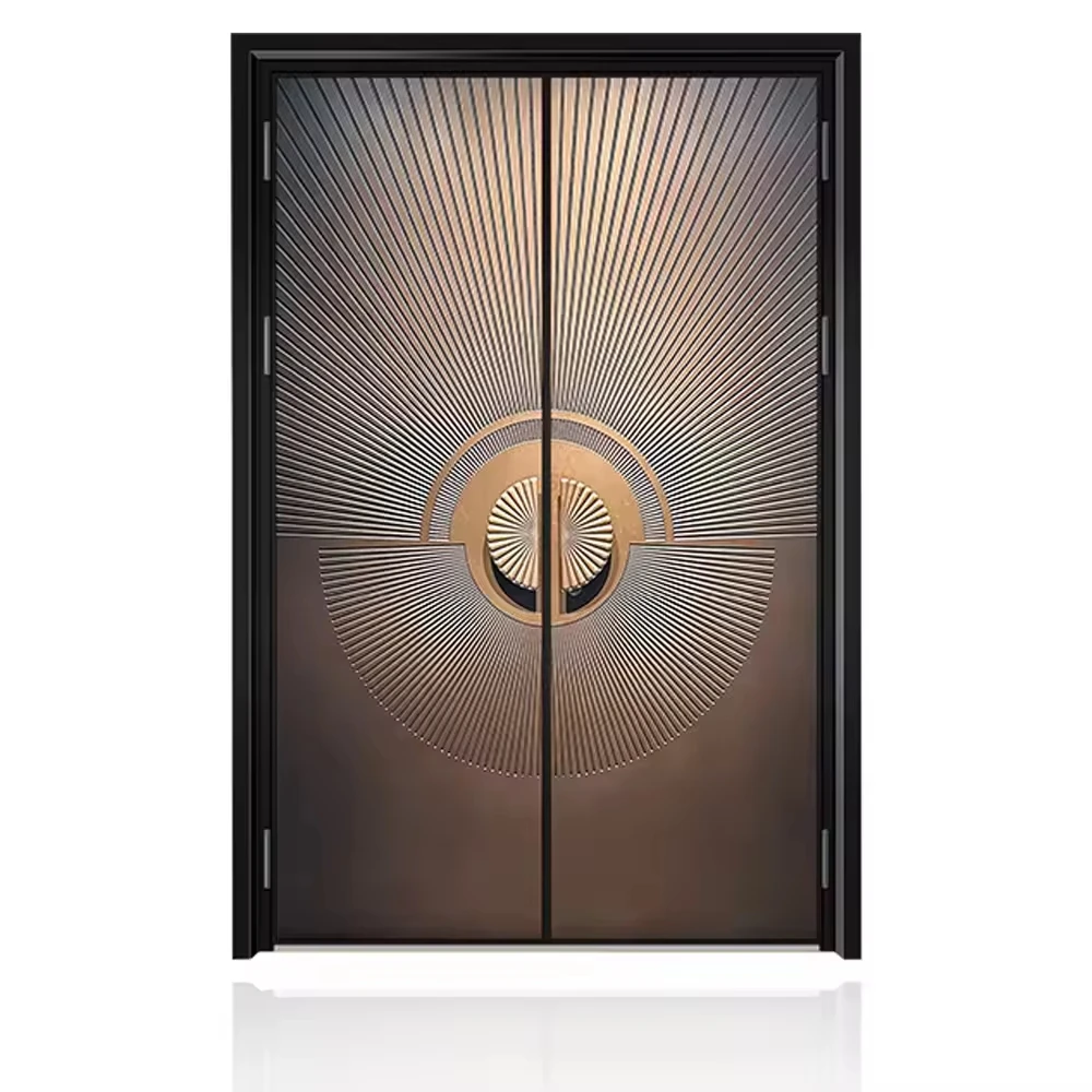Factory Professional High Quality Armored Door Security Steel Door With Design Frame