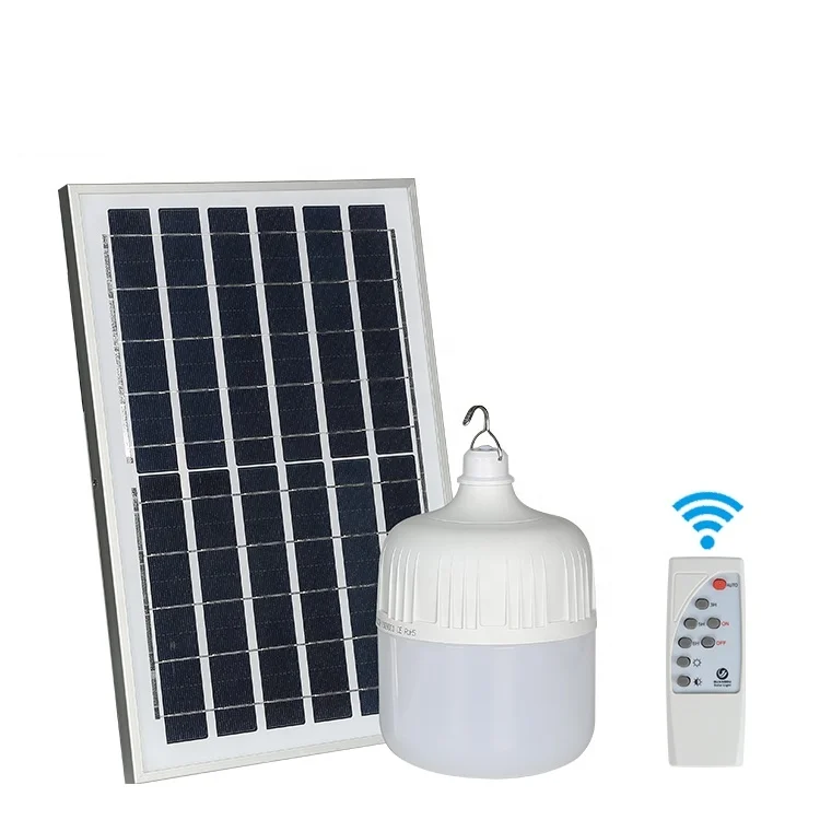 Super Bright Energy Saving Waterproof Ip65 Outdoor Solar Rechargeable 150w 200w 300w Led Bulb Lamps