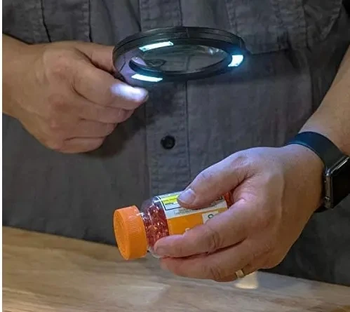 Super Bright Modern Design 2*aa 3x Cob Glass Led Light  For Reading Book Study