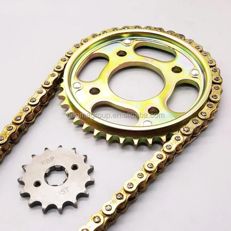 428H-128L 39T 15T Sprocket Kits Motorcycle Heavy Duty Transmission Kits for WY125