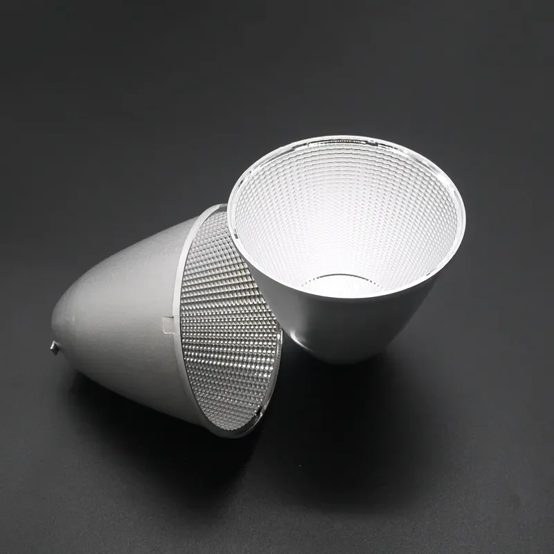 45mm 12 24 36 Degree CXM-6 COB LED PC Reflector With Cover For Par Light