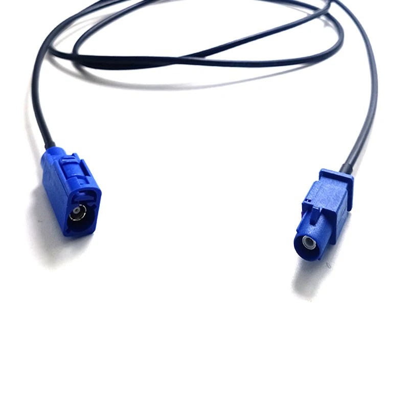 Popular cable assembly crimping Fakra C female to Fakra C male for Rg174